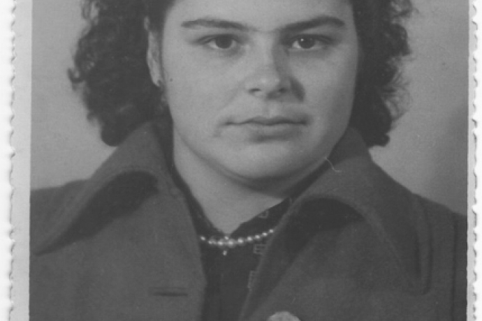 Retrato de la informante a la edad de 20 años